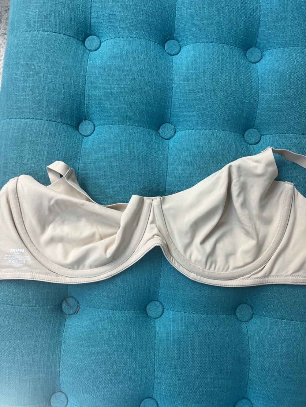 NWT Sand SKIMS Fits Everybody Unlined Demi Bra Size 36DDD - Picture 4 of 6